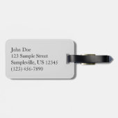 Foggy Anacapa Island op de Kanaaleilanden Bagagelabel (Achterkant horizontaal)