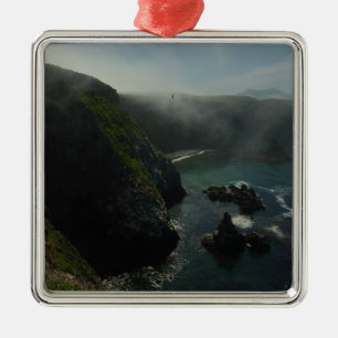 Foggy Anacapa Island op de Kanaaleilanden Metalen Ornament