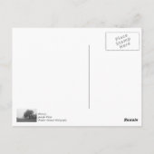 Foggy Autumn Morning Grayscale Briefkaart (Achterkant)