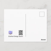 Foggy Autumn & Spider-Ghost HALLOWEEN Briefkaart (Achterkant)