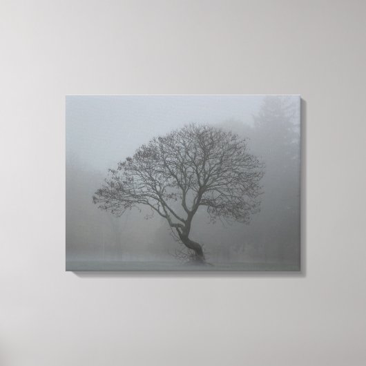 Foggy-boom Canvas Afdruk (Voorkant)