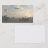 Foggy Day 8 Carte de visite (Devant / Derrière)