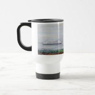 Foggy Ferry Peinture voyage mug