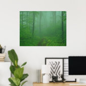 Foggy Forest Poster (Thuiskantoor)