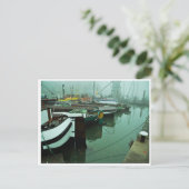 Foggy Harbour Briefkaart (Staand voorkant)