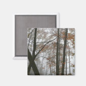 Foggy Herfst in Pennsylvania Autumn Natuur Magneet (Voorkant / Achterkant)