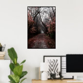 Foggy Herfst Trail Poster (Thuiskantoor)