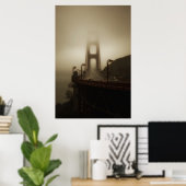 Foggy in de hele baai poster (Thuiskantoor)