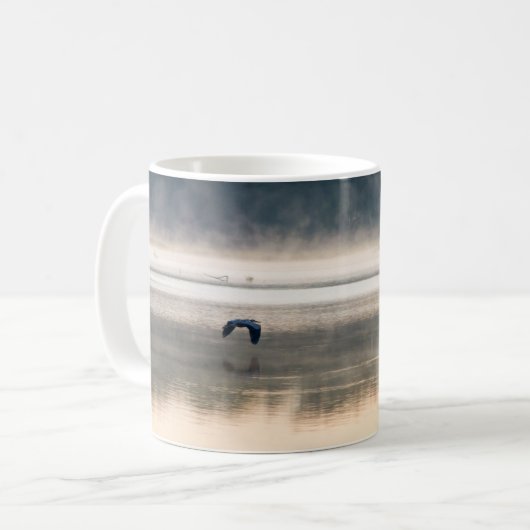 Foggy Matin Vol Café Mug (Devant gauche)