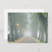 Foggy Morning Briefkaart (Voorkant / Achterkant)