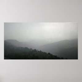 Foggy Morning, Hot Springs National Park, Arkansas Poster