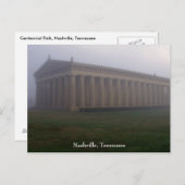 Foggy Morning in Centennial Park Briefkaart (Voorkant / Achterkant)