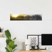 Foggy Morning Panoramic Poster (Thuiskantoor)