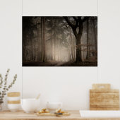 Foggy Morning Rushmere Country Park (0851) Poster (Cuisine)