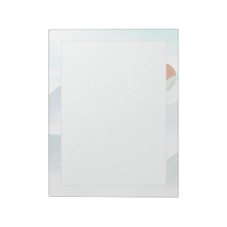 Foggy Mountain Uitzicht Notitieblok