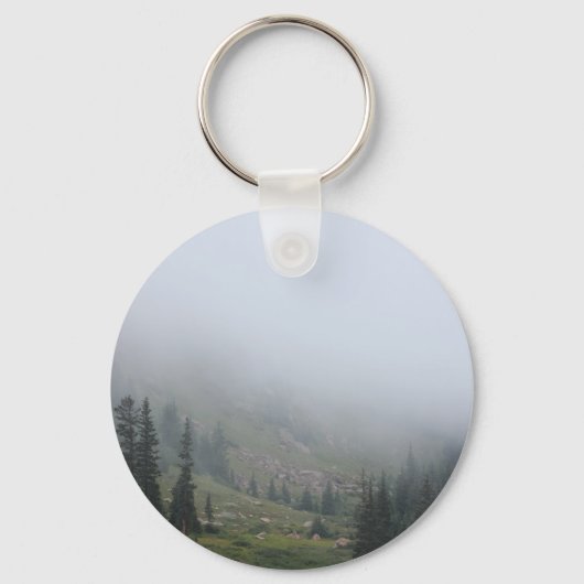 Foggy Mountainside sleutelhanger (Voorkant)