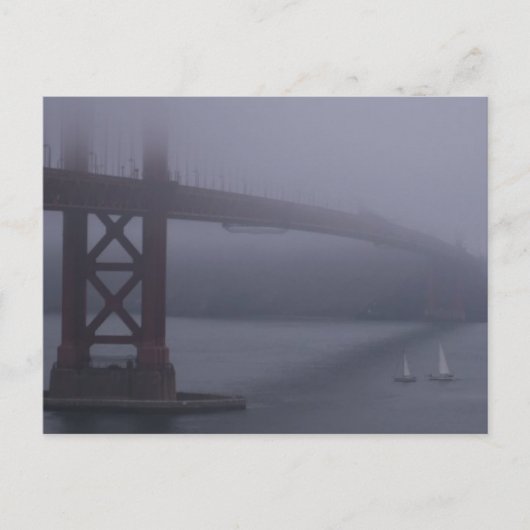 FOGGY SAN FRANCISCO BRIEFKAART (Voorkant)