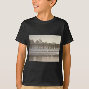 Foggy Santa Cruz Wharf T-shirt