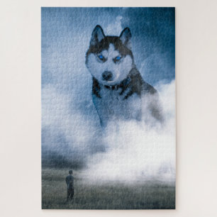 Foggy Spirit Husky Modern Fantasy Legpuzzel