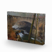 Foggy Waterfall Bridge Fotoblokken (Rechts)