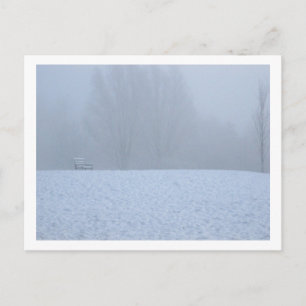 Foggy winter briefkaart