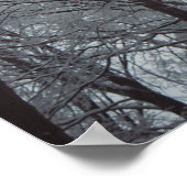 Foggy Winter Forest Poster (Hoek)