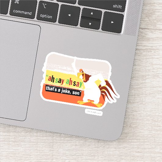 Foghorn dat is een Joke, zoon Sticker (Detail)