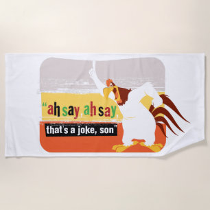Foghorn dat is een Joke, zoon Strandlaken
