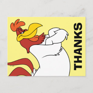 Foghorn Leghorn Armen Gekruist Briefkaart