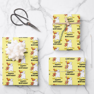 Foghorn Leghorn Armen Gekruist Inpakpapier Vel