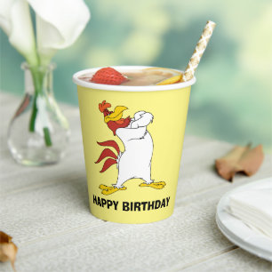 Foghorn Leghorn Armen Gekruist Papieren Bekers