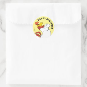Foghorn Leghorn Armen Gekruist Ronde Sticker