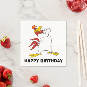 Foghorn Leghorn Armen Gekruist Servet