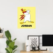 Foghorn Leghorn Arms Crossed Poster (Thuiskantoor)