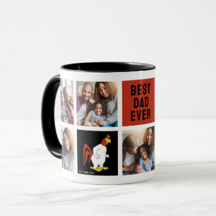Foghorn Leghorn Beste papa fotocollage Mok
