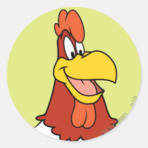 Foghorn Leghorn Close-up Ronde Sticker