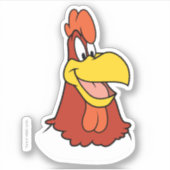 Foghorn Leghorn Closeup Sticker (Voorkant)