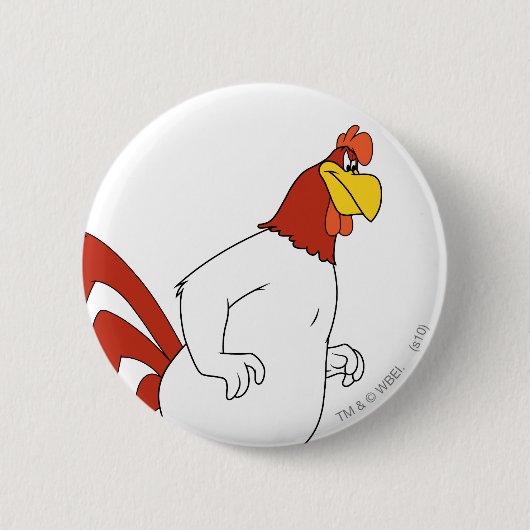 Foghorn Leghorn Ronde Button 5,7 Cm (Voorkant)