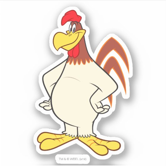 Foghorn Standing Sticker (Voorkant)