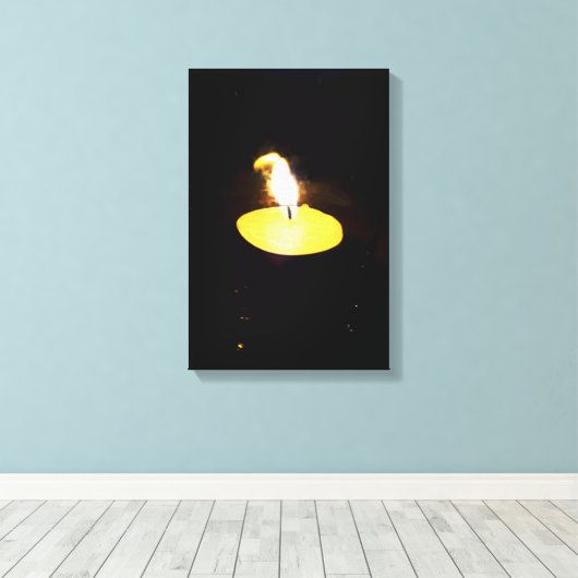 fogo canvas afdruk (Insitu (Houten vloer))