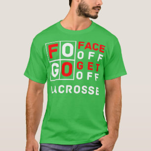 FOGO Face Off Haal Lacrosse Design uit T-shirt