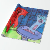 föhn kwal cadeaupapier (Uitgerold)