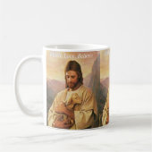 Foi, Amour, Beléive, Jésus Mug (Gauche)
