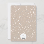 Foi audacieuse classique Carte photo de Noël relig (Dos)