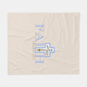 Foi avec la couverture en polaire de la Croix du b (Devant (Horizontal))