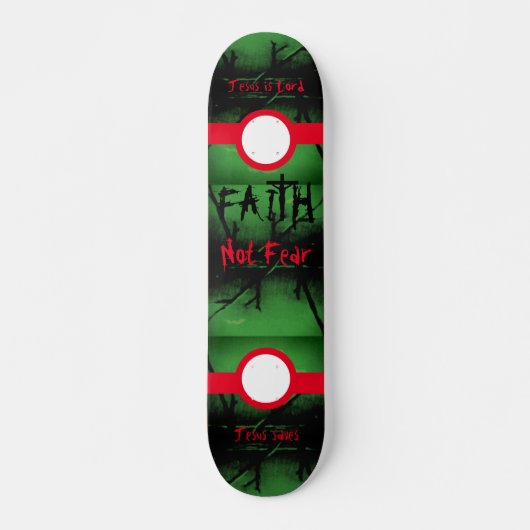 Foi chrétienne Jésus Skateboard (Devant)