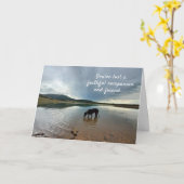 Foi compagnon perte de la carte de sympathie de ch (Fleur jaune)