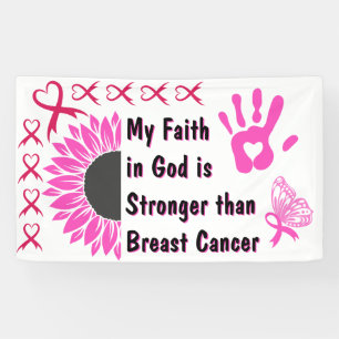 foi en dieu survivant du cancer du sein bannière i