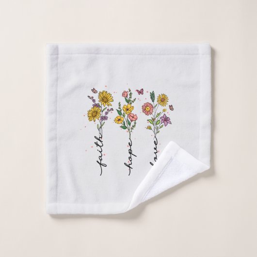 Foi-Espoir-Amour (Gant de toilette)