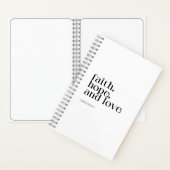 Foi Espoir et Carnet d'amour (À l'intérieur)